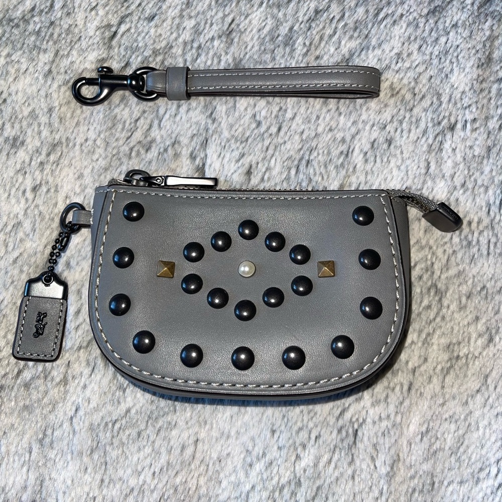 Coach Studded Wristlet